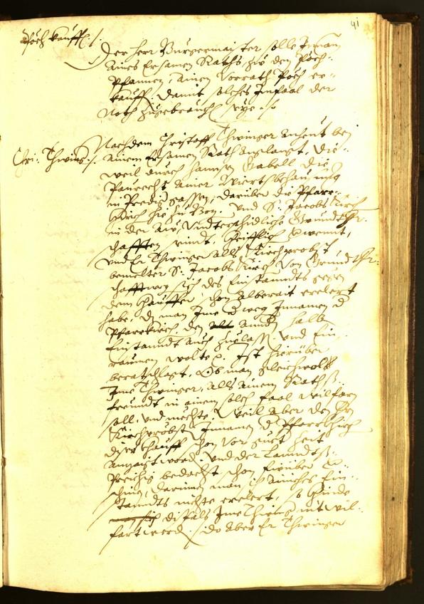 Civic Archives of Bozen-Bolzano - BOhisto Minutes of the council 1594 