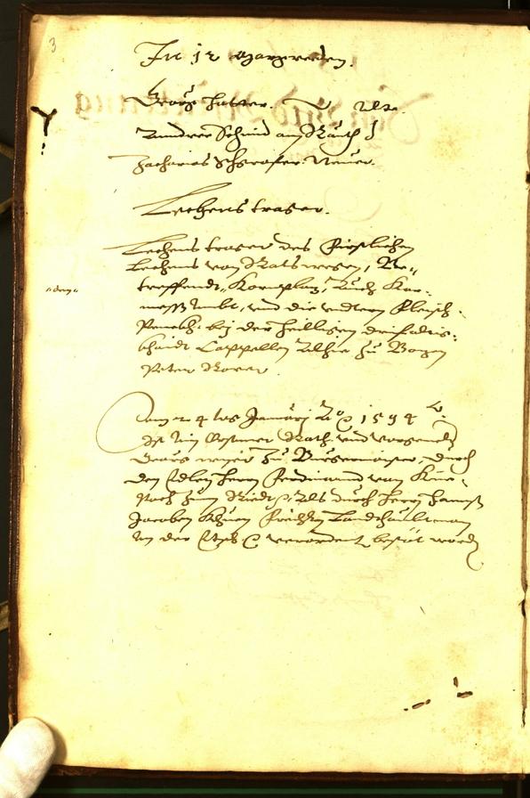 Civic Archives of Bozen-Bolzano - BOhisto Minutes of the council 1594 