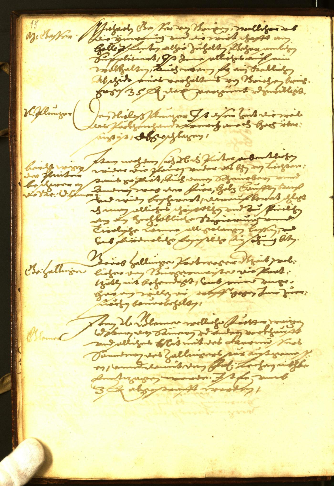 Civic Archives of Bozen-Bolzano - BOhisto Minutes of the council 1594 