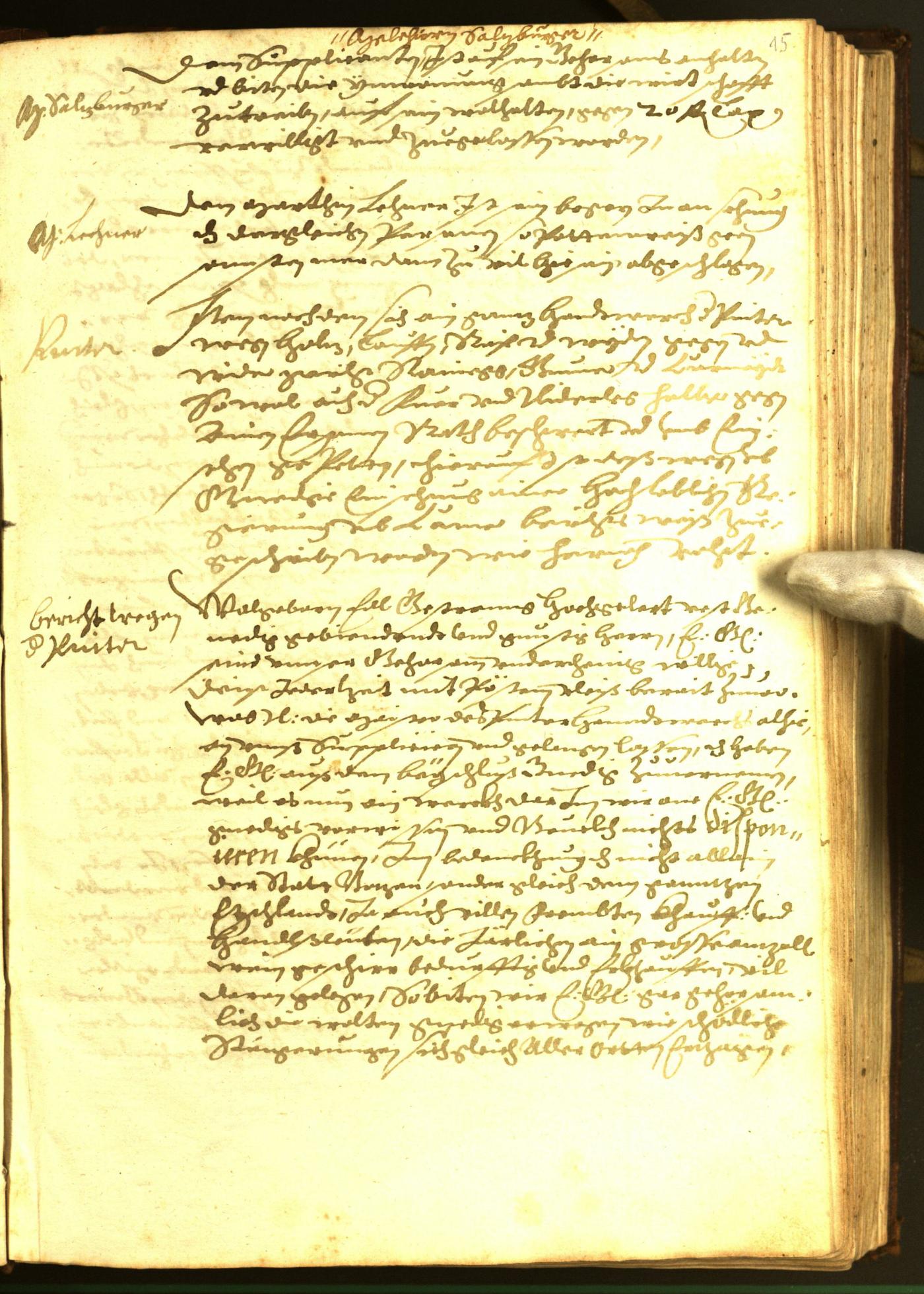 Civic Archives of Bozen-Bolzano - BOhisto Minutes of the council 1594 