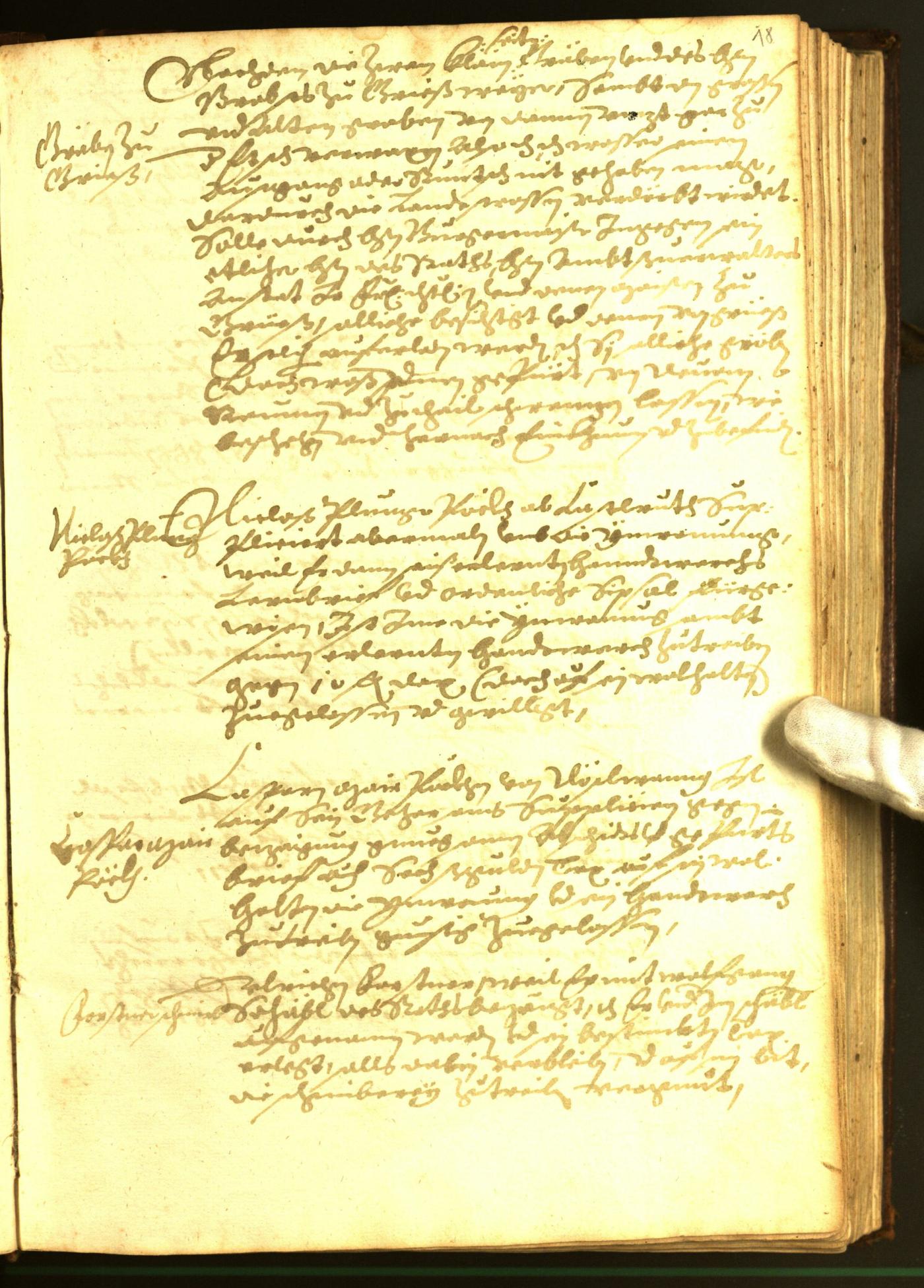 Civic Archives of Bozen-Bolzano - BOhisto Minutes of the council 1594 