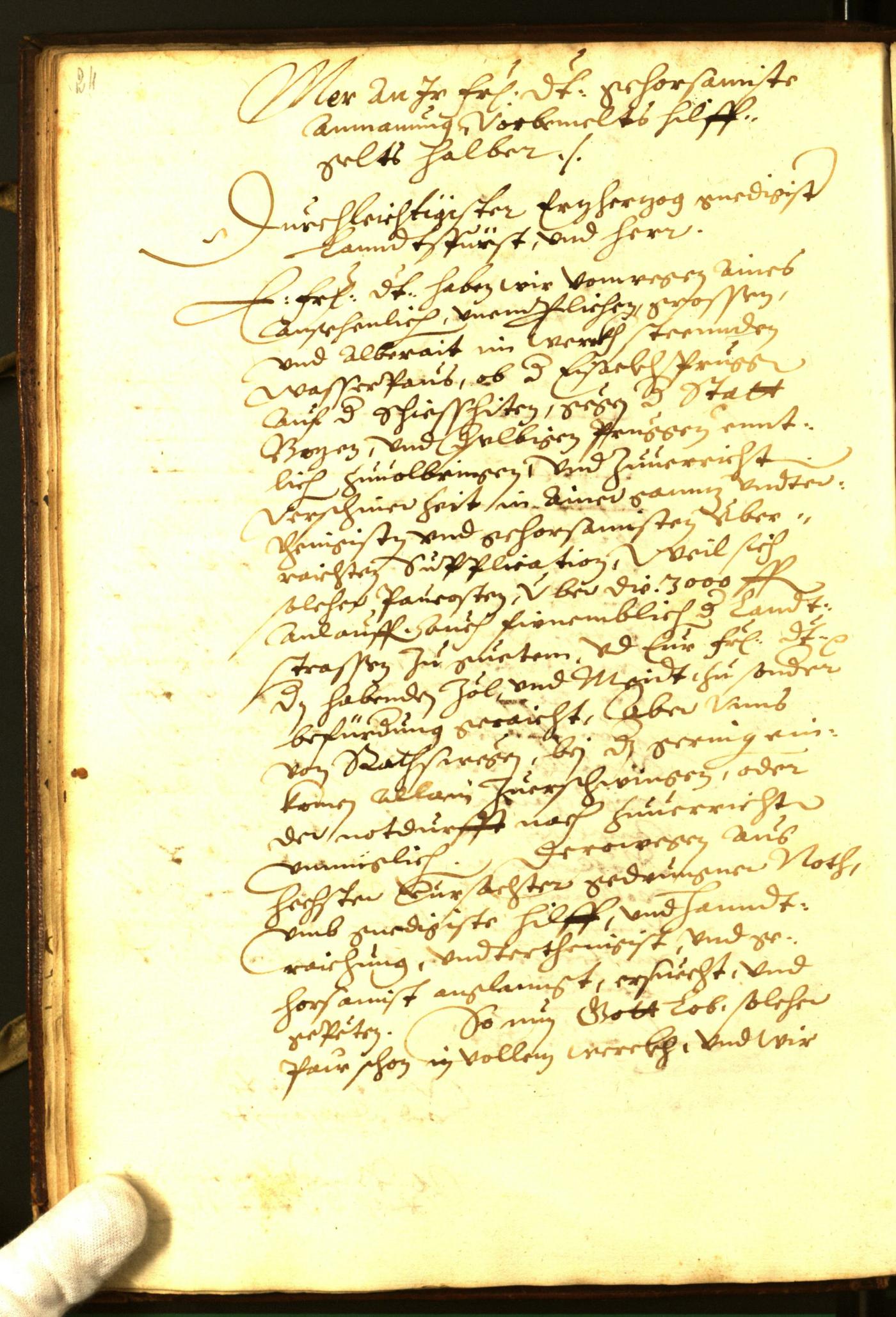 Civic Archives of Bozen-Bolzano - BOhisto Minutes of the council 1594 