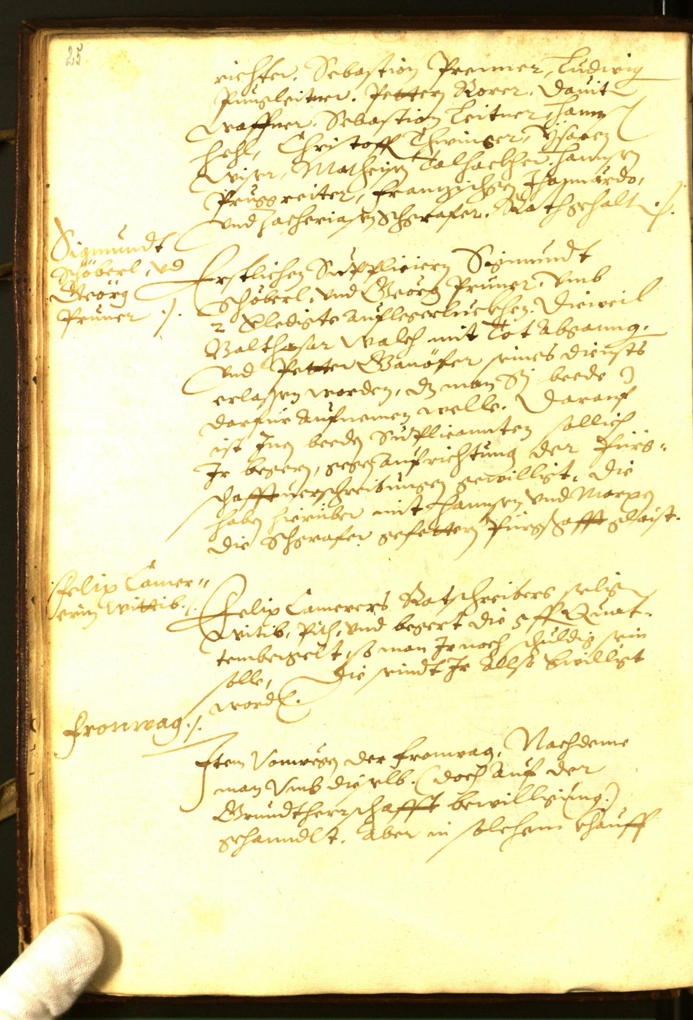 Civic Archives of Bozen-Bolzano - BOhisto Minutes of the council 1594 