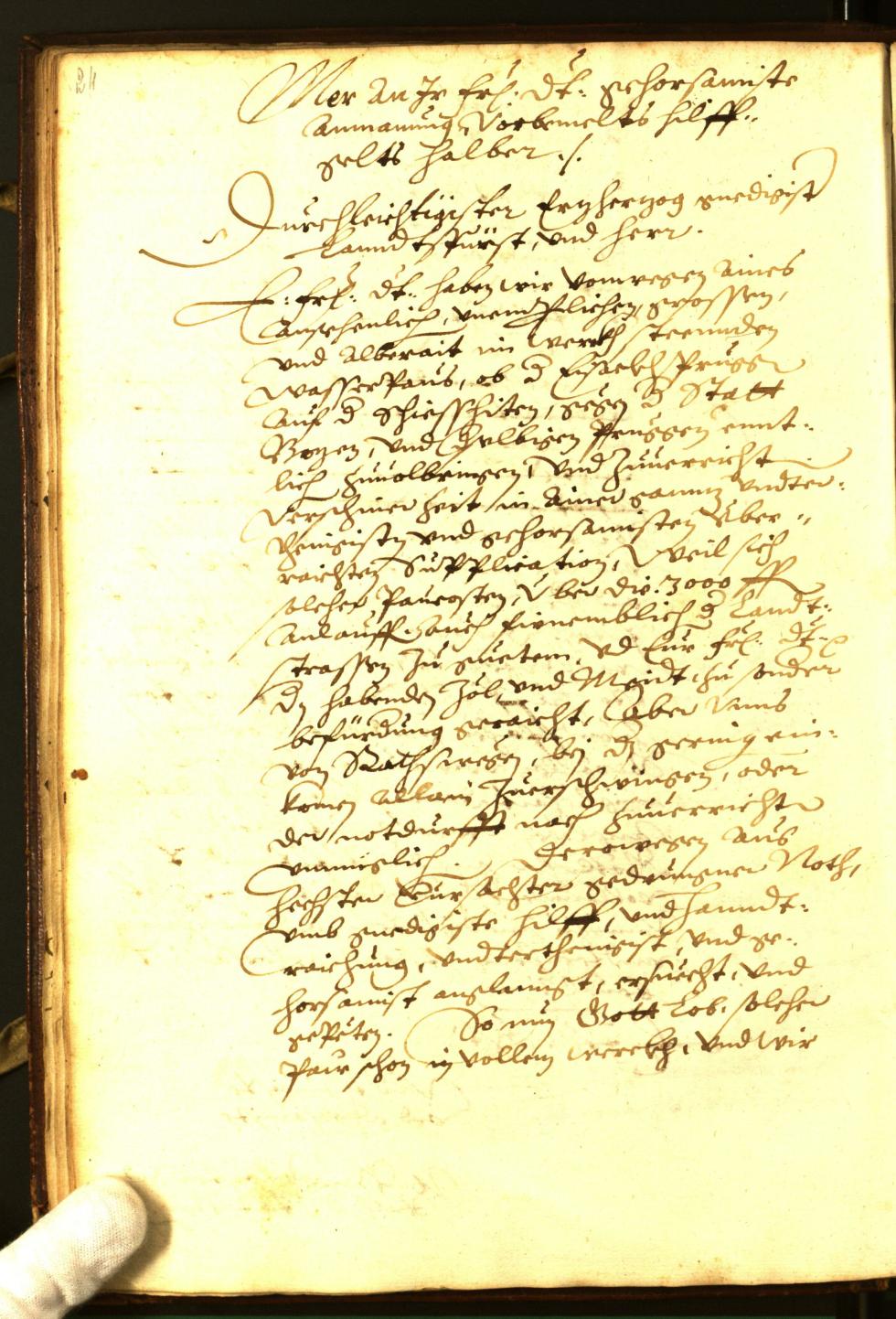 Civic Archives of Bozen-Bolzano - BOhisto Minutes of the council 1594 