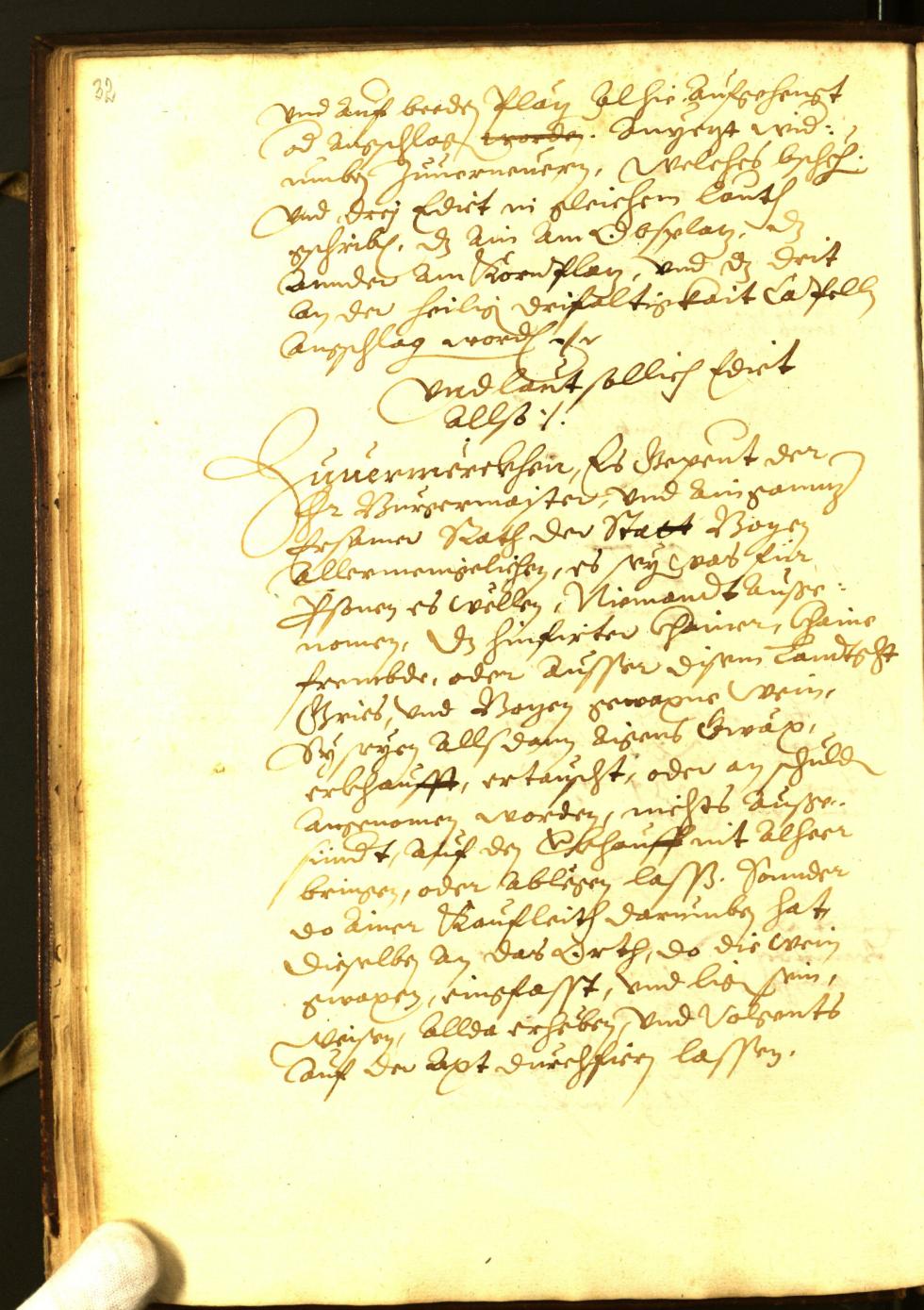 Civic Archives of Bozen-Bolzano - BOhisto Minutes of the council 1594 