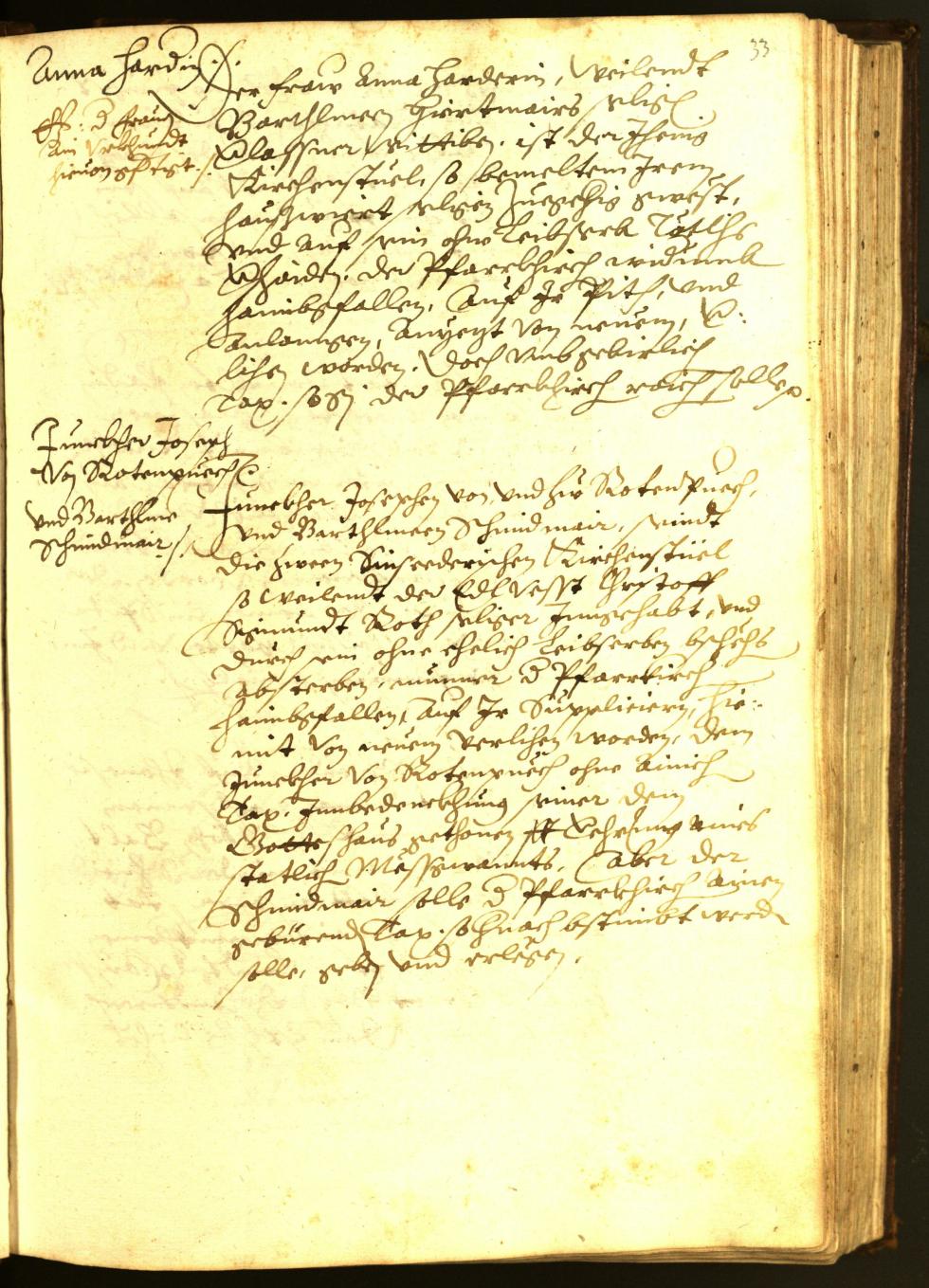 Civic Archives of Bozen-Bolzano - BOhisto Minutes of the council 1594 