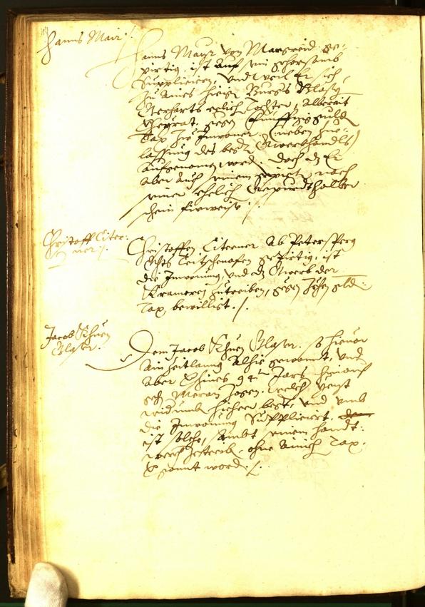 Civic Archives of Bozen-Bolzano - BOhisto Minutes of the council 1595 