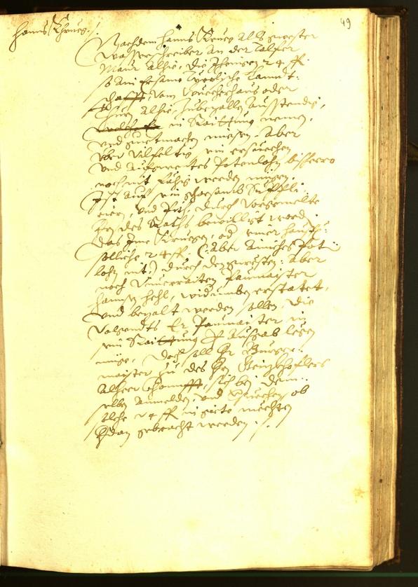 Civic Archives of Bozen-Bolzano - BOhisto Minutes of the council 1595 