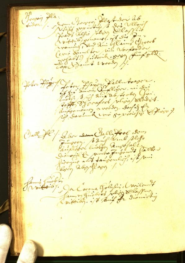 Civic Archives of Bozen-Bolzano - BOhisto Minutes of the council 1595 