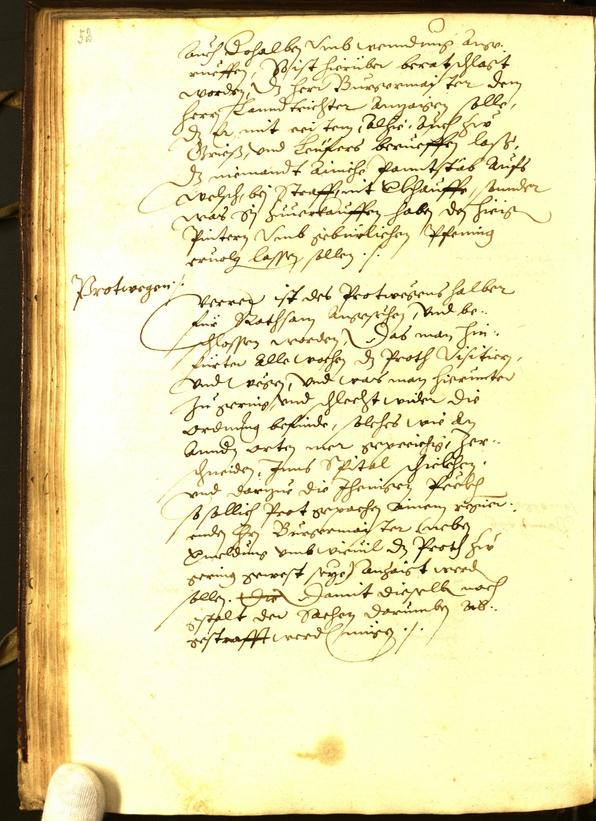 Civic Archives of Bozen-Bolzano - BOhisto Minutes of the council 1595 