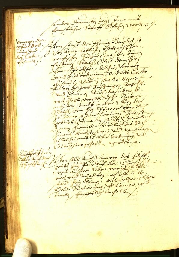 Civic Archives of Bozen-Bolzano - BOhisto Minutes of the council 1595 