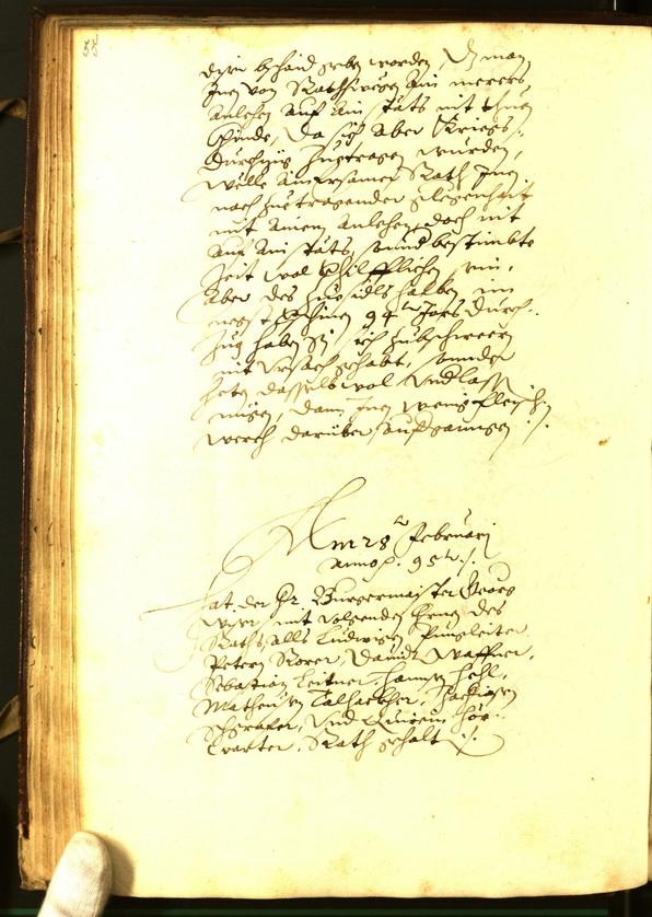 Civic Archives of Bozen-Bolzano - BOhisto Minutes of the council 1595 