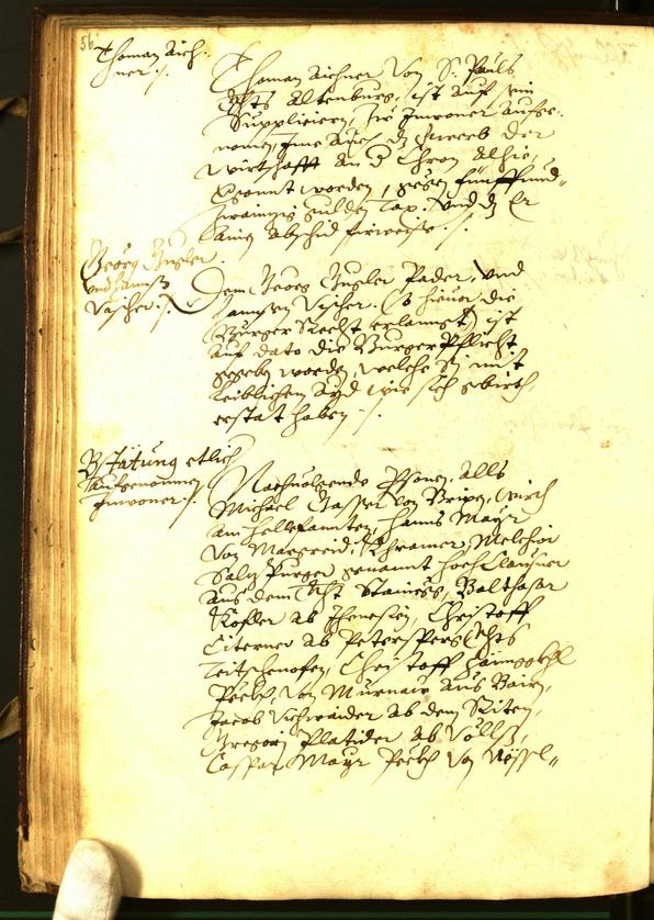 Civic Archives of Bozen-Bolzano - BOhisto Minutes of the council 1595 