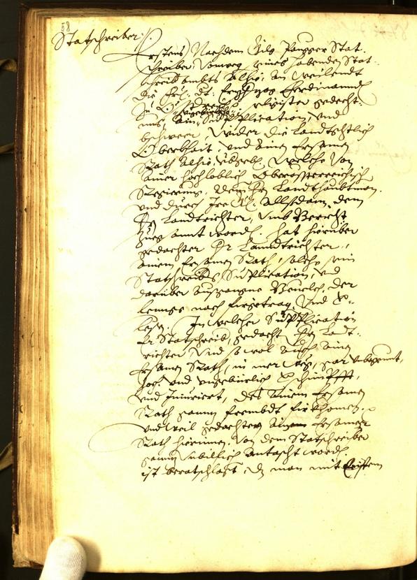 Civic Archives of Bozen-Bolzano - BOhisto Minutes of the council 1595 