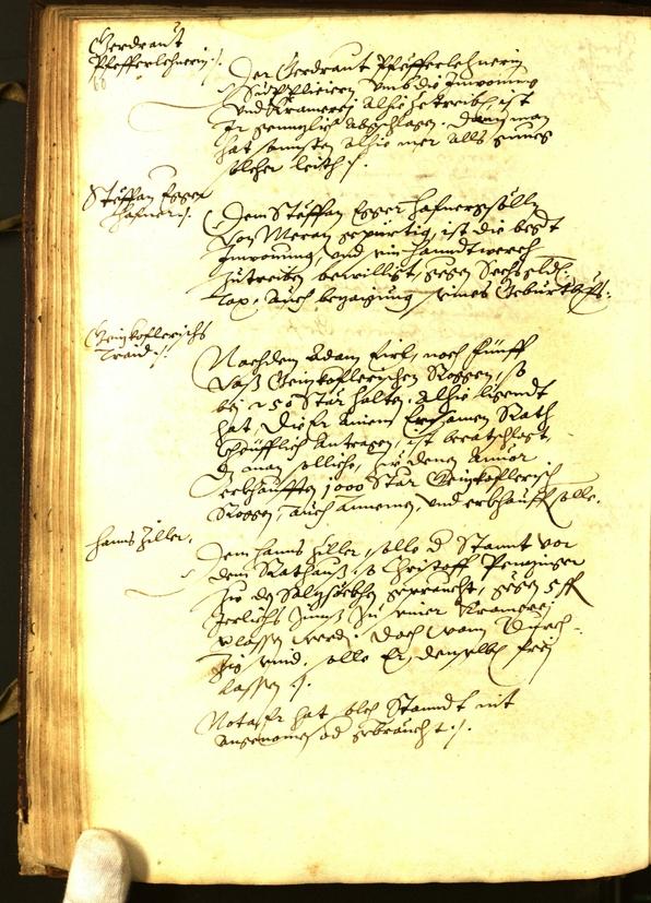 Civic Archives of Bozen-Bolzano - BOhisto Minutes of the council 1595 