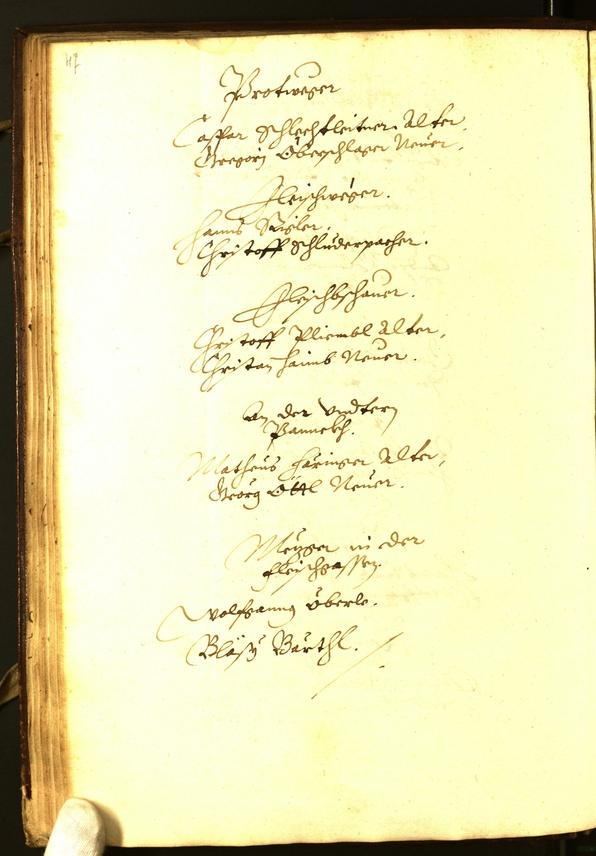 Stadtarchiv Bozen - BOhisto Ratsprotokoll 1595 