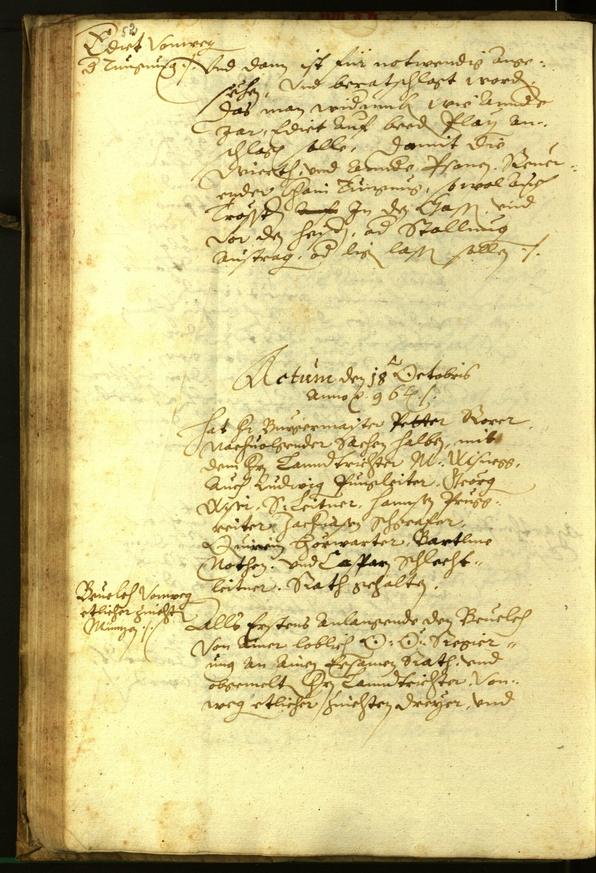 Civic Archives of Bozen-Bolzano - BOhisto Minutes of the council 1596 