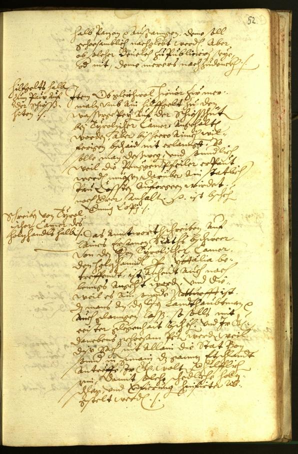 Civic Archives of Bozen-Bolzano - BOhisto Minutes of the council 1596 