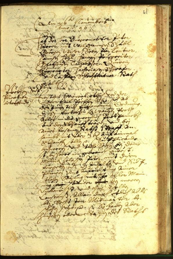 Civic Archives of Bozen-Bolzano - BOhisto Minutes of the council 1596 