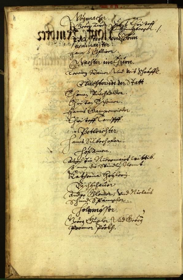 Civic Archives of Bozen-Bolzano - BOhisto Minutes of the council 1596 