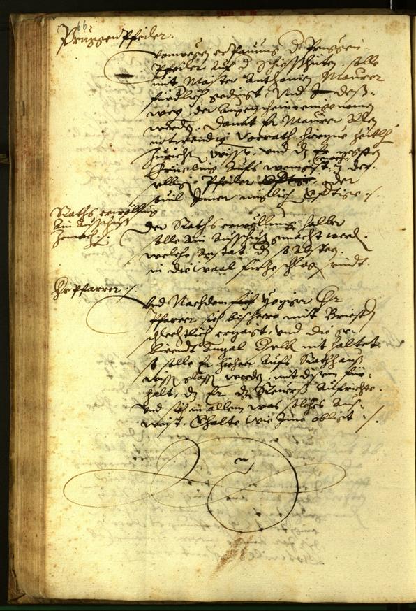 Stadtarchiv Bozen - BOhisto Ratsprotokoll 1596 