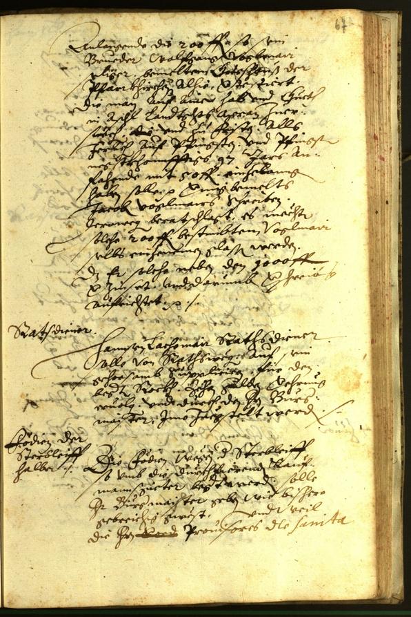 Civic Archives of Bozen-Bolzano - BOhisto Minutes of the council 1596 