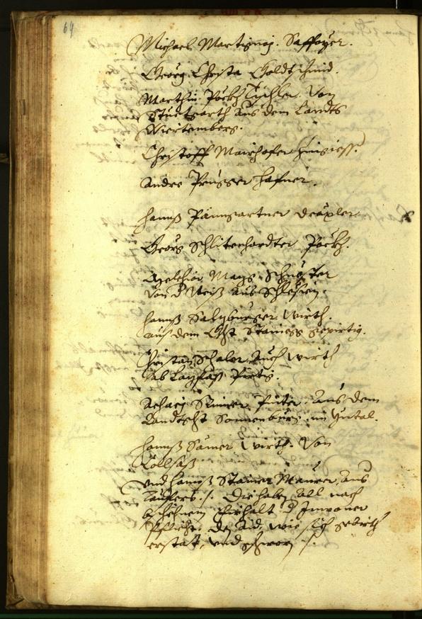 Civic Archives of Bozen-Bolzano - BOhisto Minutes of the council 1596 