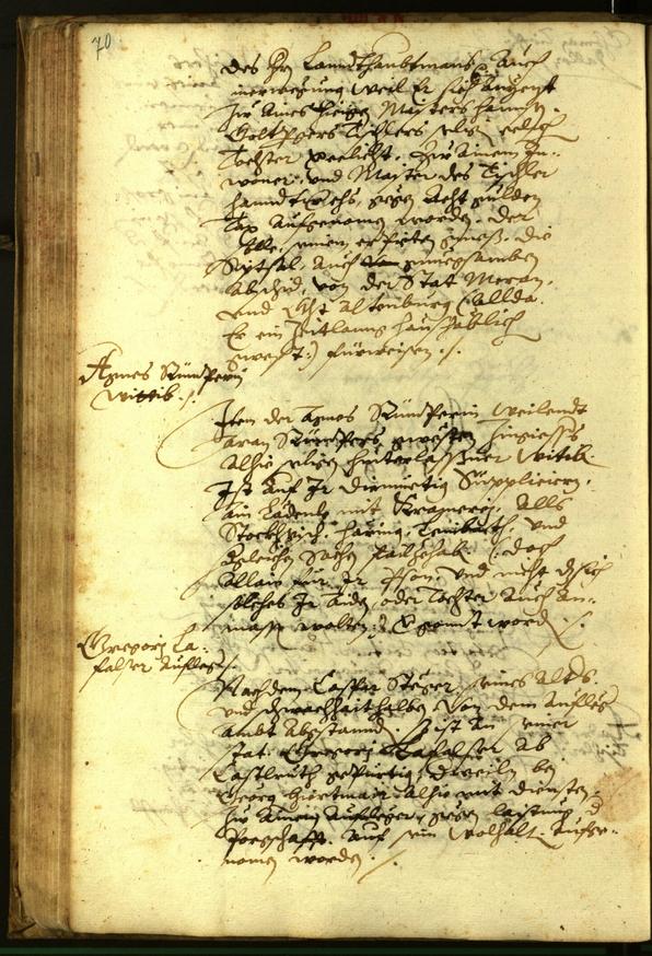 Civic Archives of Bozen-Bolzano - BOhisto Minutes of the council 1596 