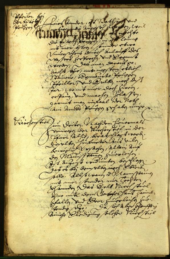 Civic Archives of Bozen-Bolzano - BOhisto Minutes of the council 1596 