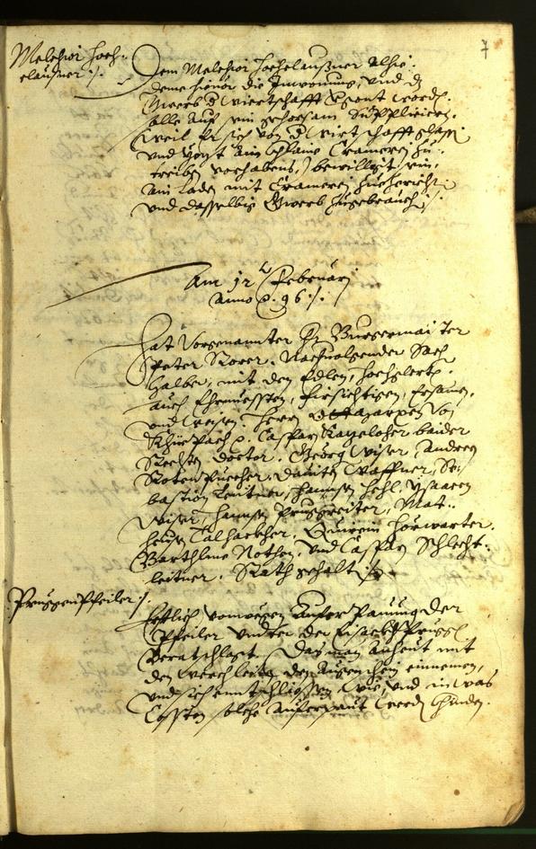 Civic Archives of Bozen-Bolzano - BOhisto Minutes of the council 1596 