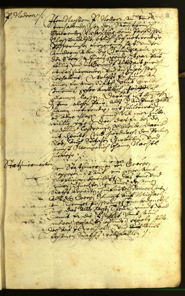 Civic Archives of Bozen-Bolzano - BOhisto Minutes of the council 1596 