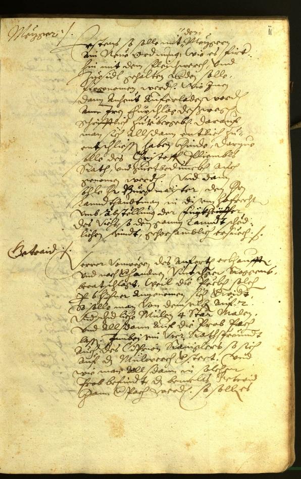 Civic Archives of Bozen-Bolzano - BOhisto Minutes of the council 1596 