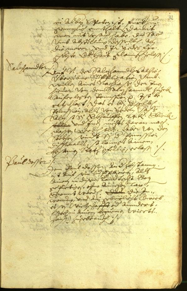 Civic Archives of Bozen-Bolzano - BOhisto Minutes of the council 1596 