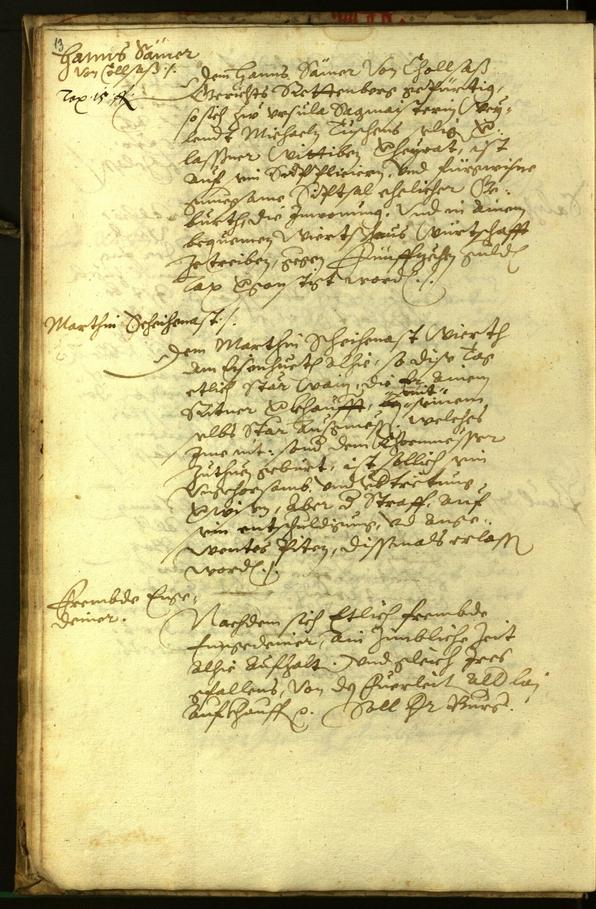 Civic Archives of Bozen-Bolzano - BOhisto Minutes of the council 1596 