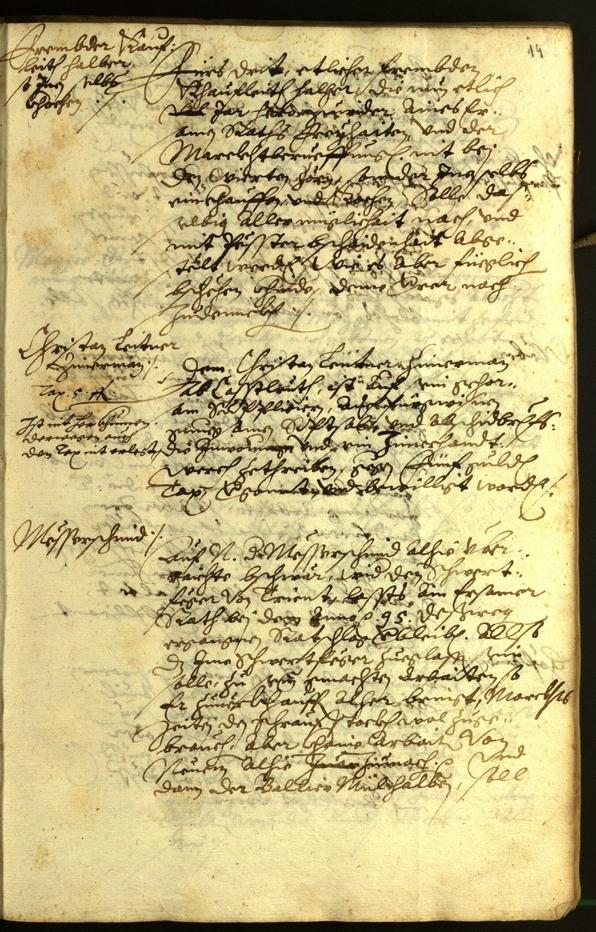 Archivio Storico della Città di Bolzano - BOhisto protocollo consiliare 1596 