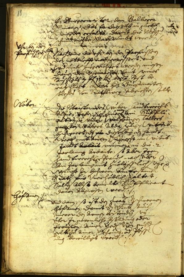 Civic Archives of Bozen-Bolzano - BOhisto Minutes of the council 1596 