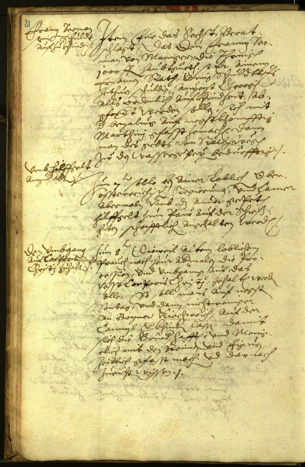 Civic Archives of Bozen-Bolzano - BOhisto Minutes of the council 1596 