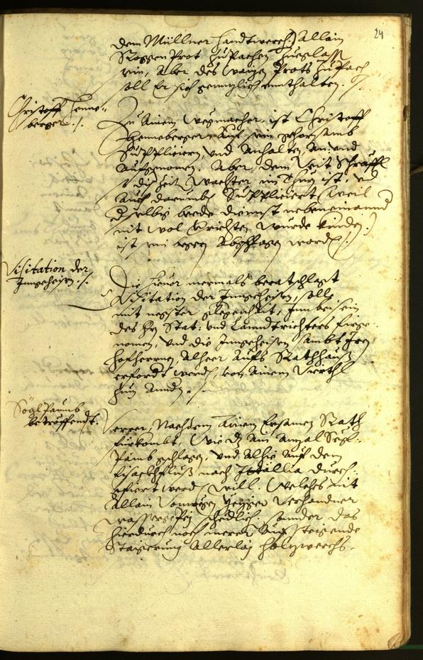 Civic Archives of Bozen-Bolzano - BOhisto Minutes of the council 1596 