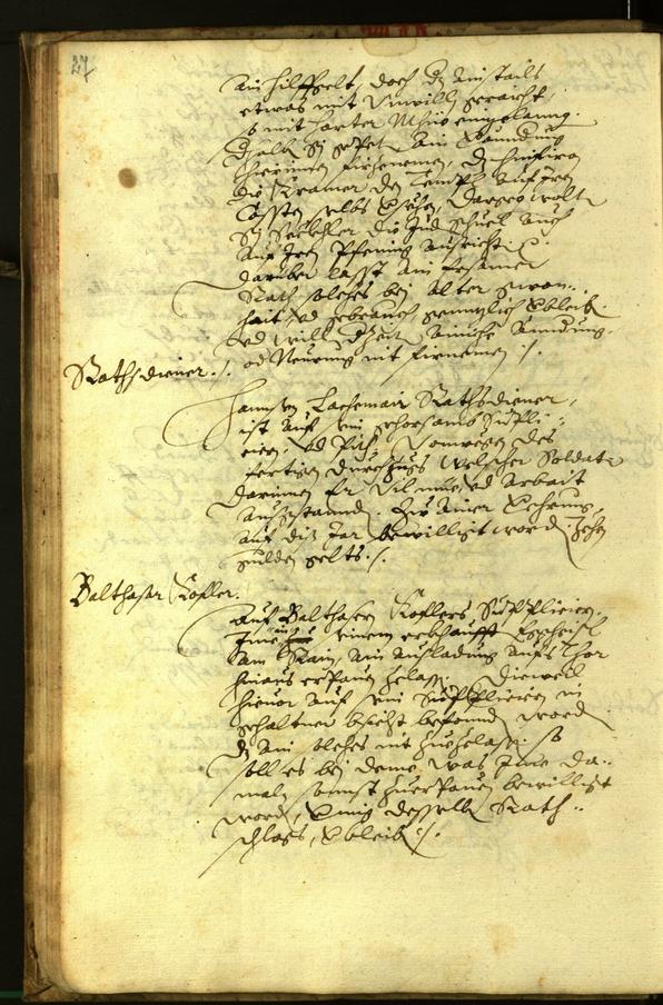 Civic Archives of Bozen-Bolzano - BOhisto Minutes of the council 1596 