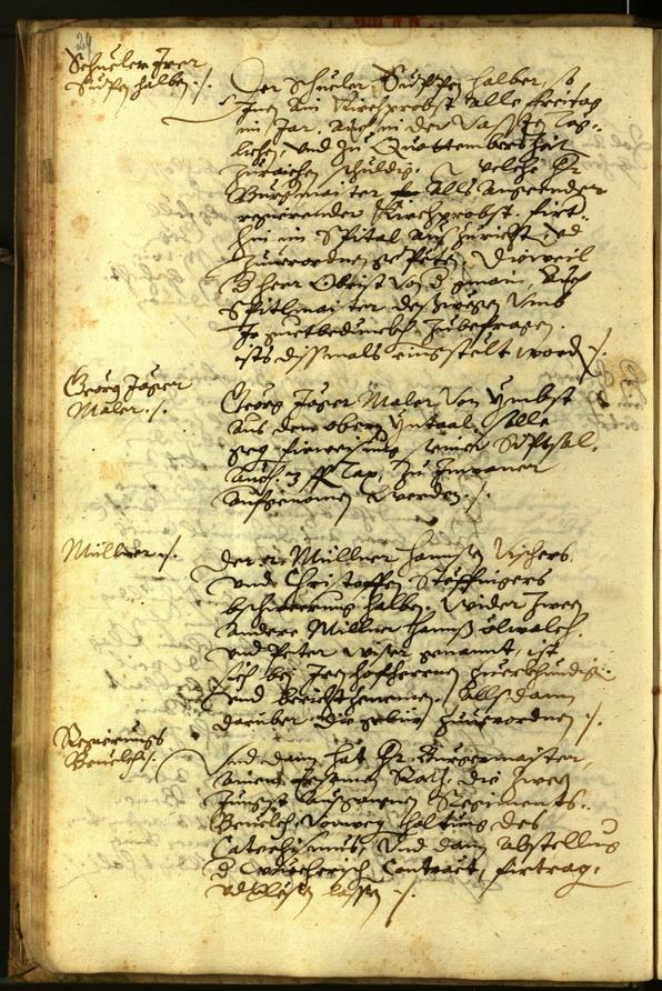 Civic Archives of Bozen-Bolzano - BOhisto Minutes of the council 1596 