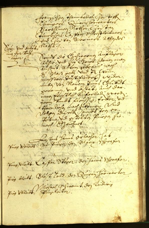 Civic Archives of Bozen-Bolzano - BOhisto Minutes of the council 1596 