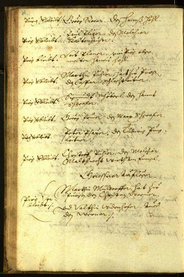 Civic Archives of Bozen-Bolzano - BOhisto Minutes of the council 1596 