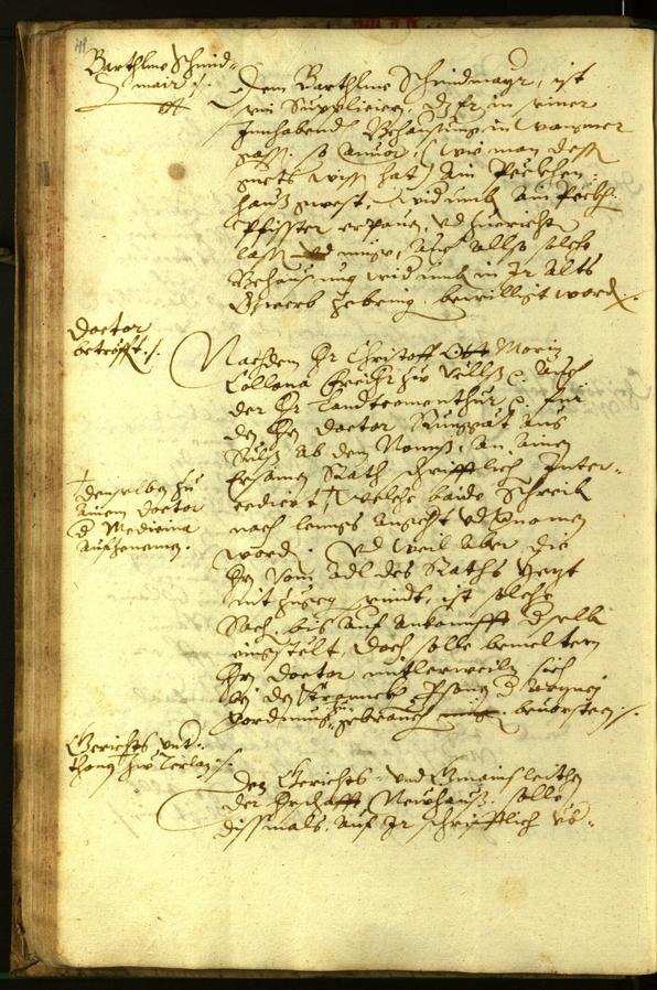 Civic Archives of Bozen-Bolzano - BOhisto Minutes of the council 1596 