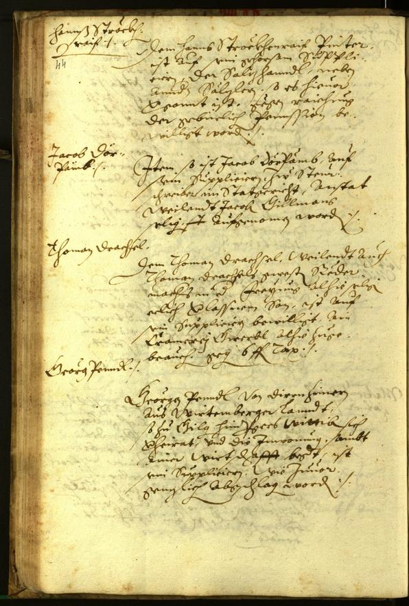 Civic Archives of Bozen-Bolzano - BOhisto Minutes of the council 1596 