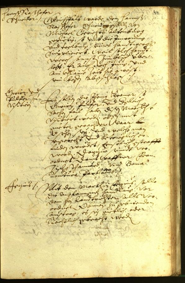 Civic Archives of Bozen-Bolzano - BOhisto Minutes of the council 1596 