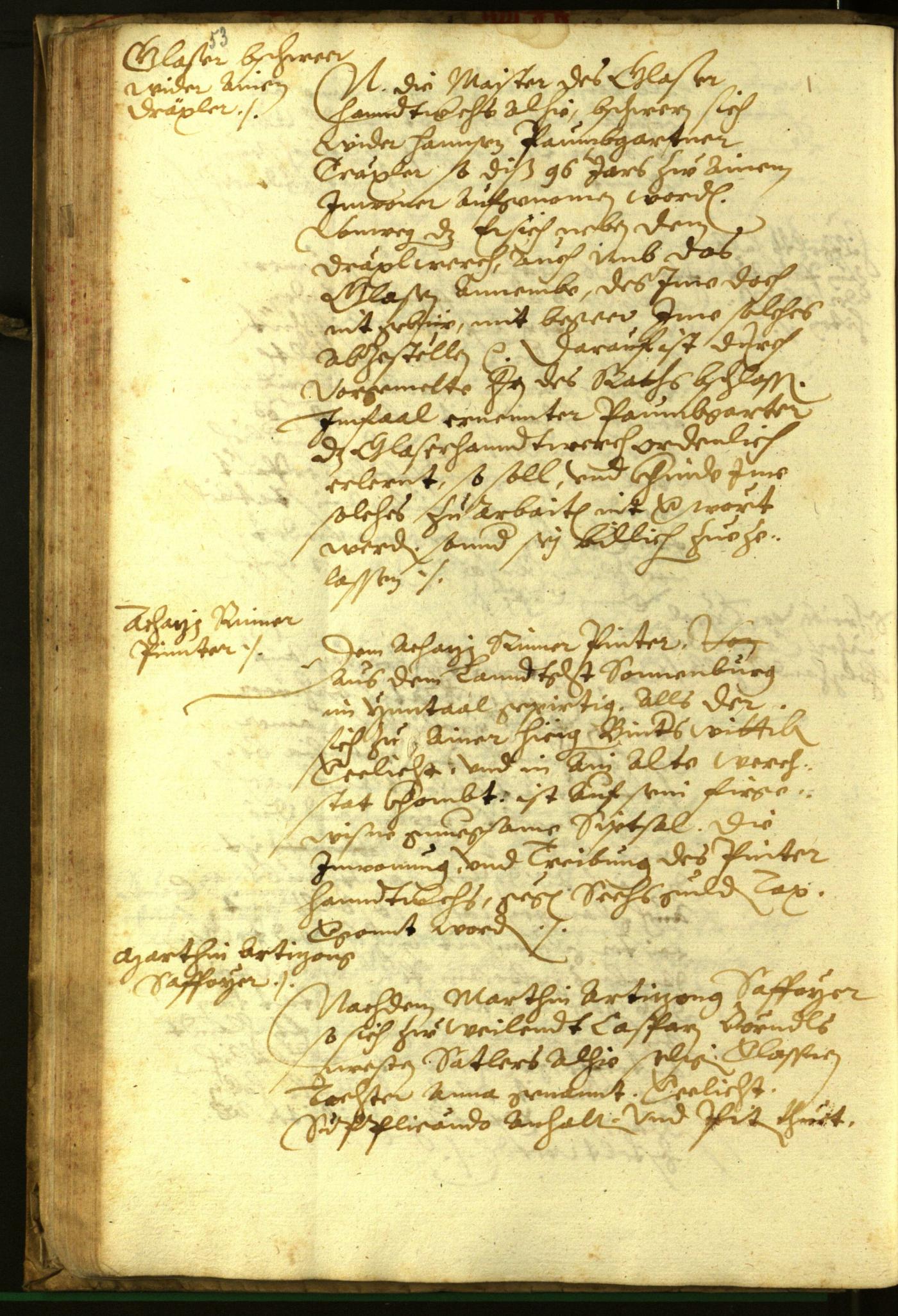 Civic Archives of Bozen-Bolzano - BOhisto Minutes of the council 1596 