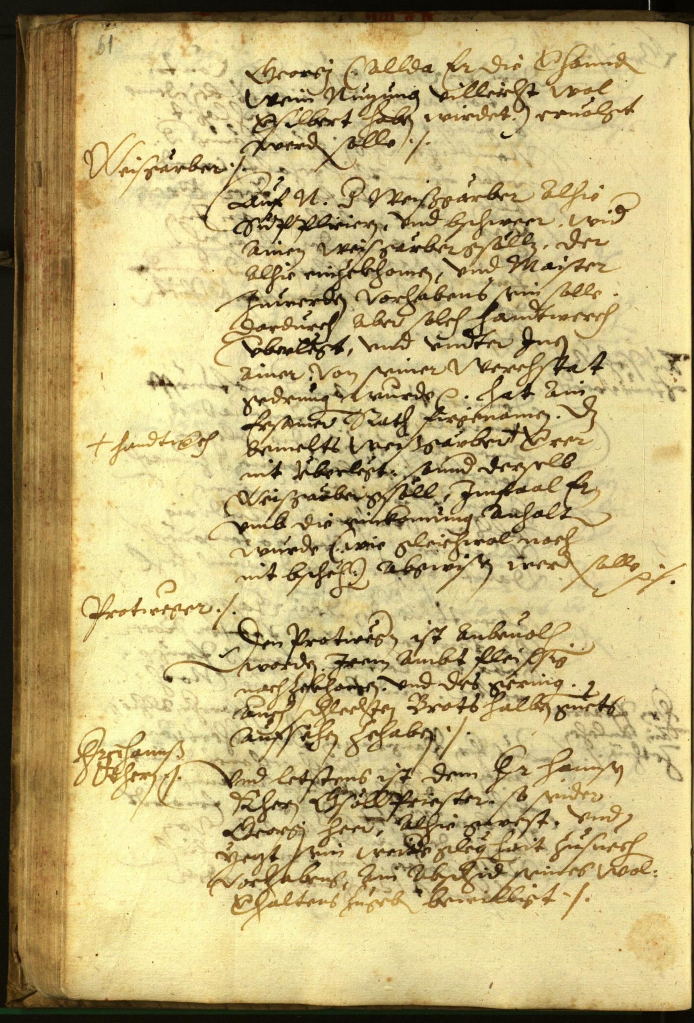 Archivio Storico della Città di Bolzano - BOhisto protocollo consiliare 1596 