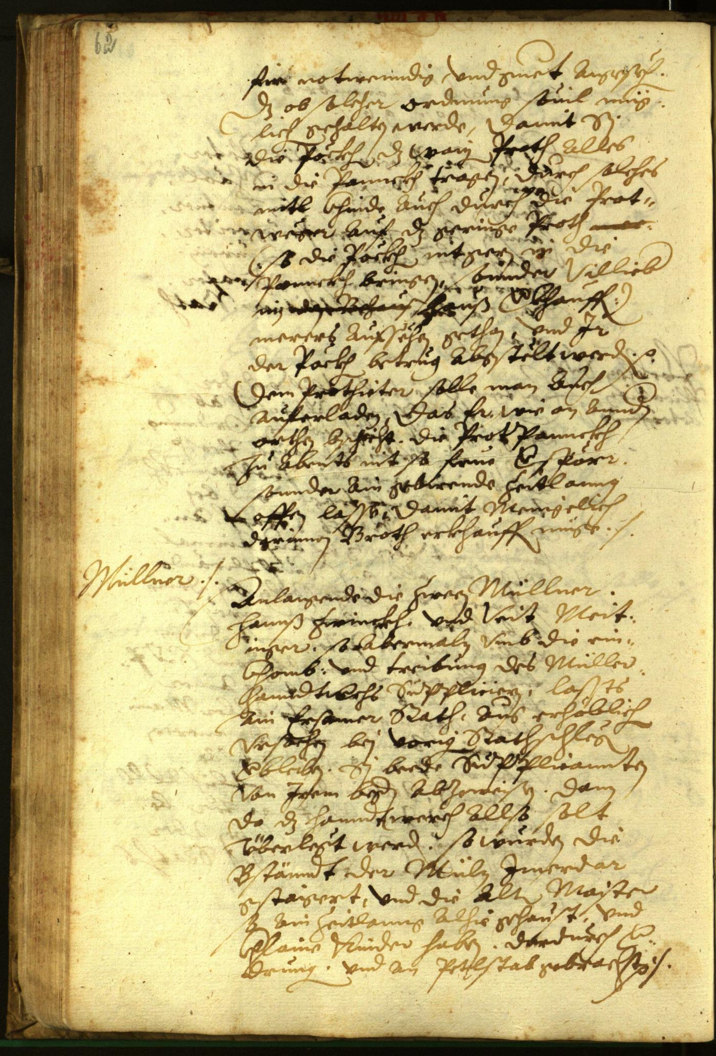 Civic Archives of Bozen-Bolzano - BOhisto Minutes of the council 1596 