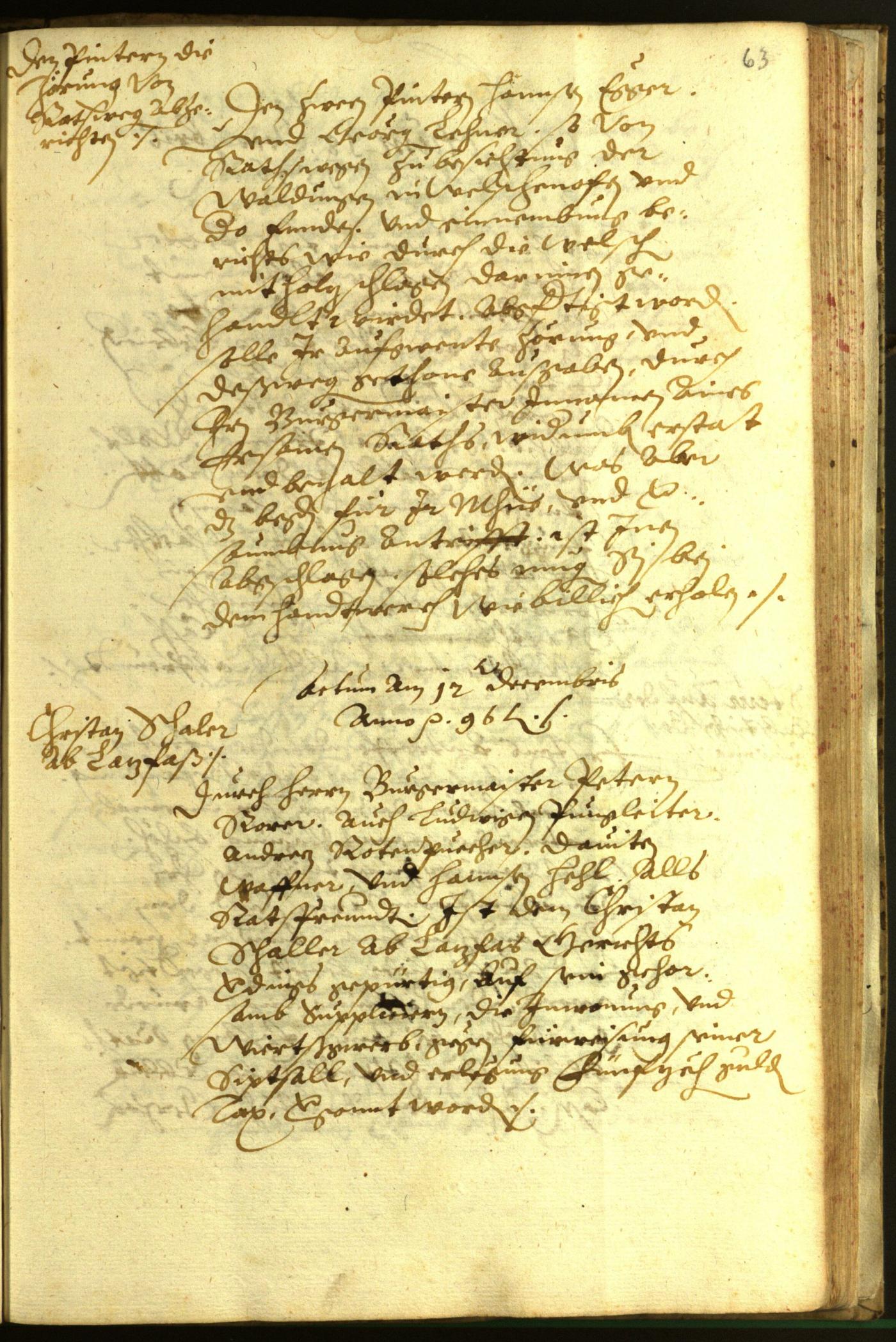 Civic Archives of Bozen-Bolzano - BOhisto Minutes of the council 1596 