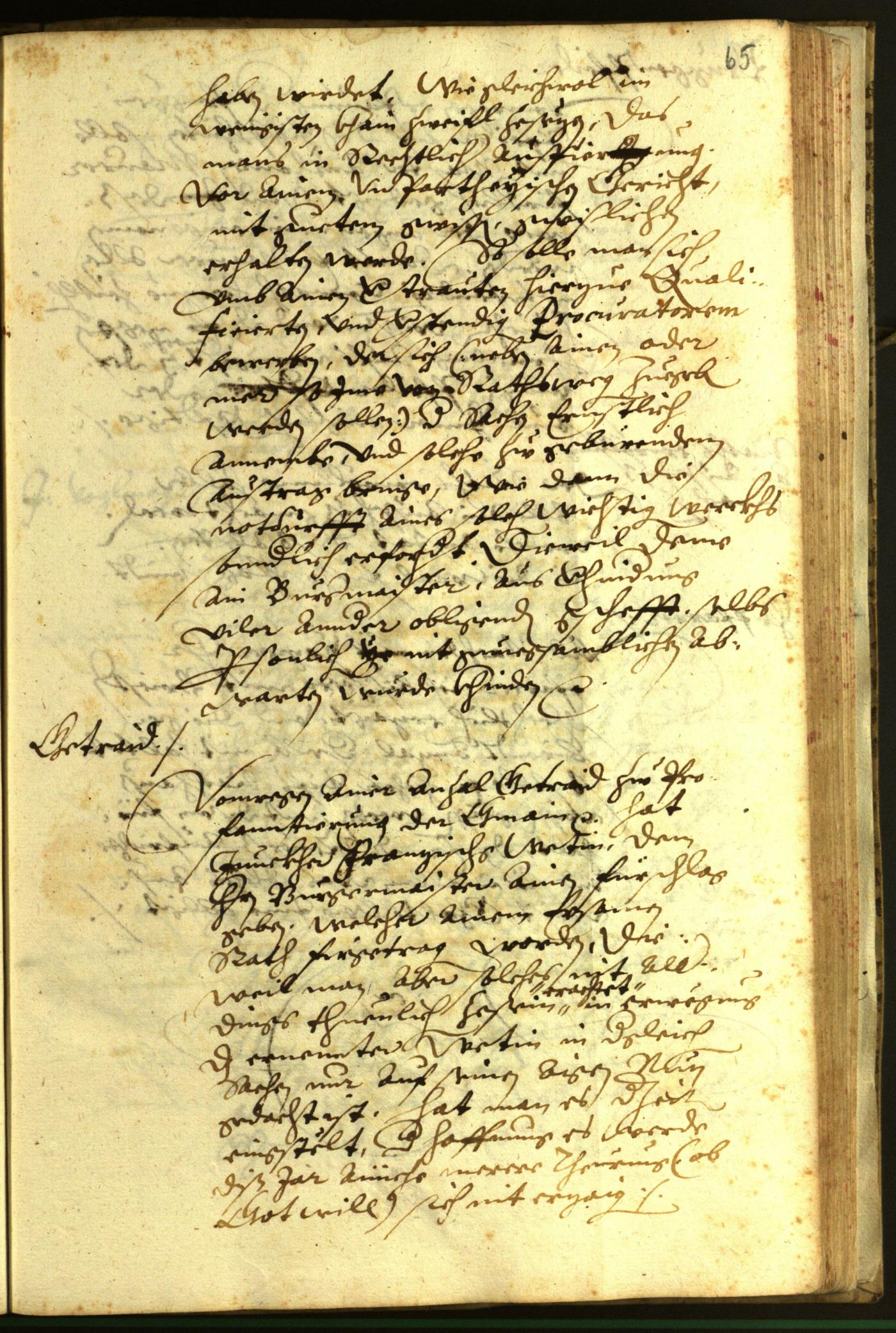 Civic Archives of Bozen-Bolzano - BOhisto Minutes of the council 1596 